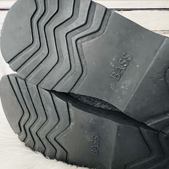 GH Bass & Co Burke Gray Felt Closed Toe Slip On Mules Shoes - Womens Size 7M - Picture 7 of 8